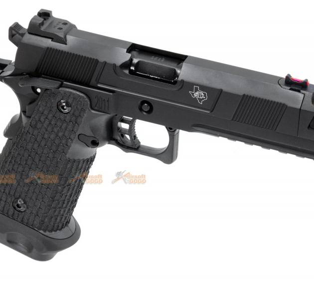 Army Costa Carry Comp GBB Pistol (Black)