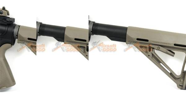 MAGPUL (G&P) M4 CQB MOE AEG (Black x Dark Earth) - Image 5