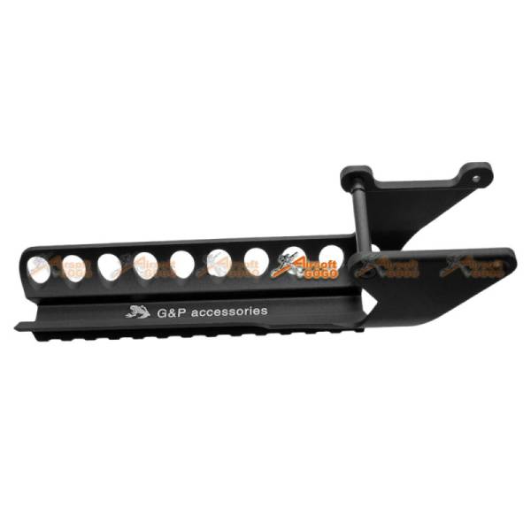 Short Type Receiver Rail for Airsoft G&P M870 Metal Body - Image 2