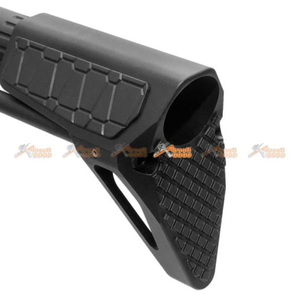 G&P PDW Stock for Airsoft Marui & G&P M4 / M16 Metal Body (Snake, Black) - Image 3
