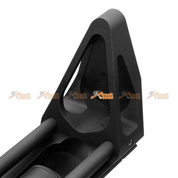 G&P PDW Stock for Airsoft Marui & G&P M4 / M16 Metal Body (Snake, Black) - Image 4