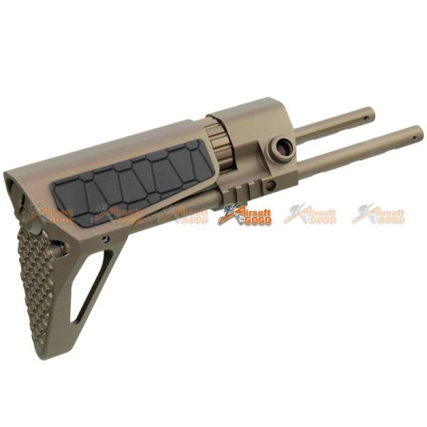 G&P PDW Stock for Airsoft Marui & G&P M4 / M16 Metal Body (Snake, Sand) - Image 3