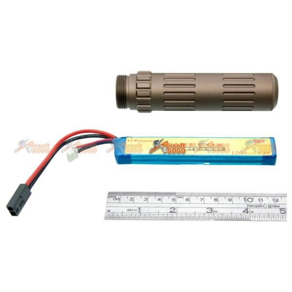 G&P PDW Stock for Airsoft Marui & G&P M4 / M16 Metal Body (Snake, Sand) - Image 8