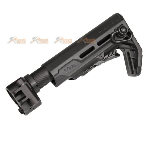 G&P Battery Carry Folding Stock for Marui / G&P  M4/M16 AEG (Viper CQB)-Black - Image 5