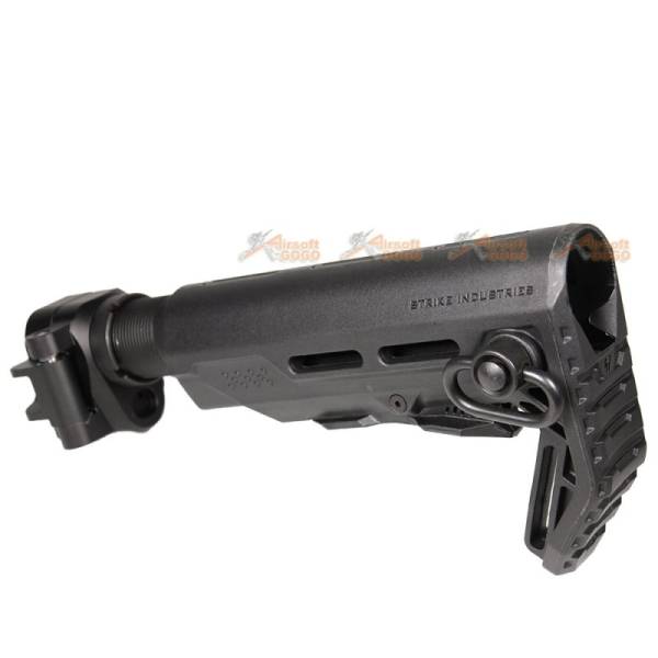 G&P Battery Carry Folding Stock for Marui / G&P  M4/M16 AEG (Viper CQB)-Black - Image 2