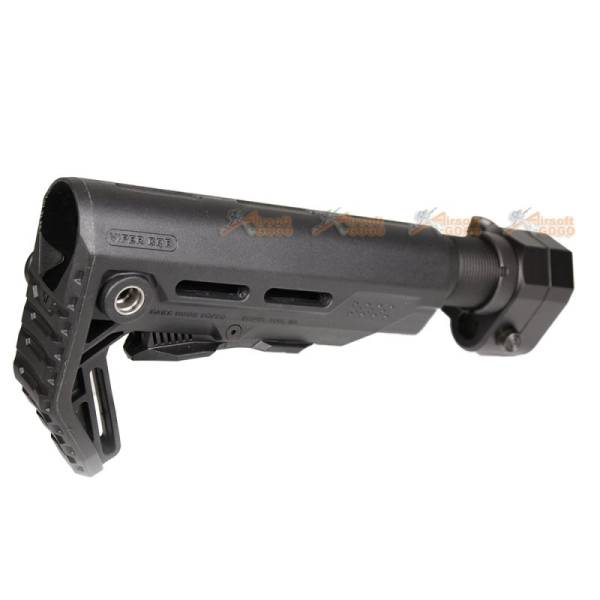 G&P Battery Carry Folding Stock for Marui / G&P  M4/M16 AEG (Viper CQB)-Black - Image 3
