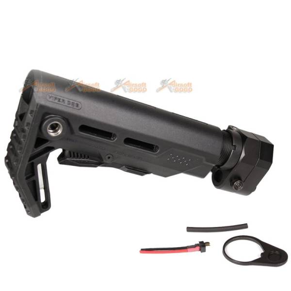 G&P Battery Carry Folding Stock for Marui / G&P  M4/M16 AEG (Viper CQB)-Black - Image 4