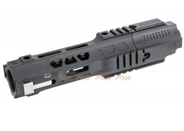 G&P CQB Railed Handguard With SAI QD System for Tokyo Marui, G&P M4 / M16 AEG RIFLE -  Black - Image 2