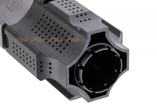 G&P CQB Railed Handguard With SAI QD System for Tokyo Marui, G&P M4 / M16 AEG RIFLE -  Gray - Image 4