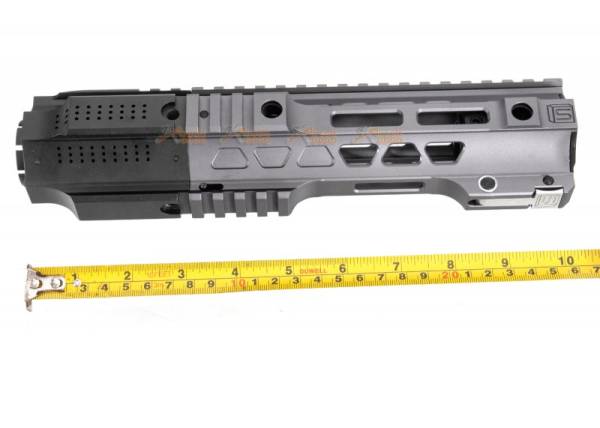G&P CQB Railed Handguard With SAI QD System for Tokyo Marui, G&P M4 / M16 AEG RIFLE -  Gray - Image 5