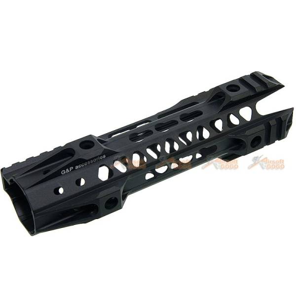 MOTS II 8 Inch Keymod Phantom Handguard for Marui M4 / M16 & WA M4A1 Series Airsoft GBBR (Black) - Image 5