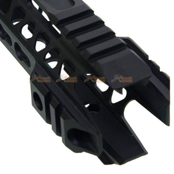MOTS II 8 Inch Keymod Phantom Handguard for Marui M4 / M16 & WA M4A1 Series Airsoft GBBR (Black) - Image 6