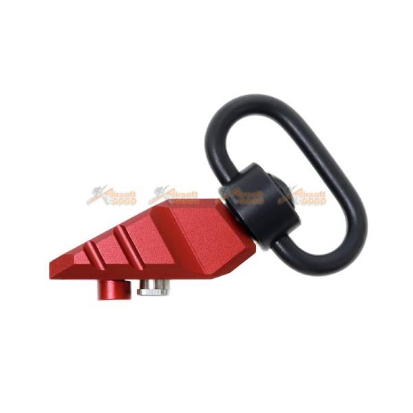 G&P Adjustable QD Sling Swivel for M-Lok/ Keymod System - Red - Image 3