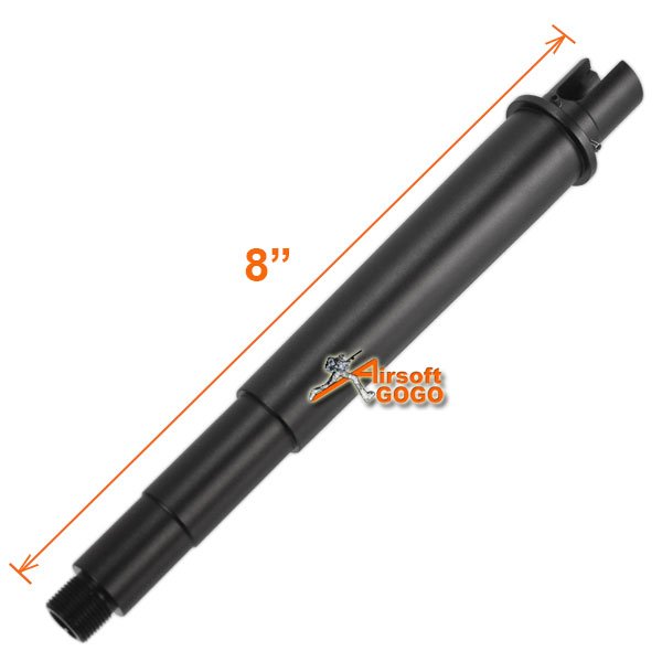 G&P Aluminum URX 8 Inch AEG Outer Barrel 14mm CCW