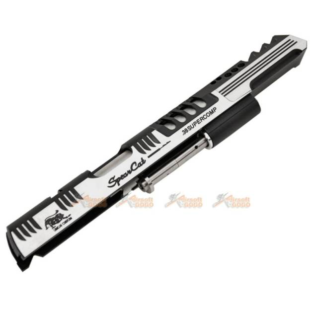 Gunsmith Bros CNC Aluminum Limcat Spearcat Open Slide Kit for Tokyo Marui Hi-Capa 5.1 (2 Tone)