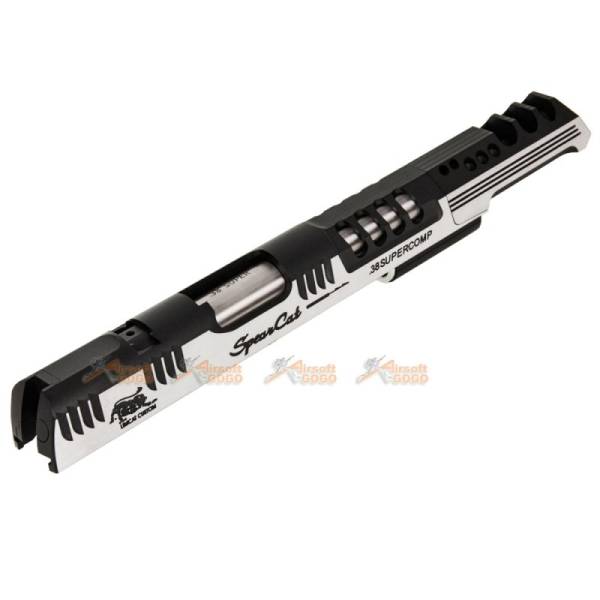 Gunsmith Bros CNC Aluminum Limcat Spearcat Open Slide Kit for Tokyo Marui Hi-Capa 5.1 (2 Tone) - Image 2