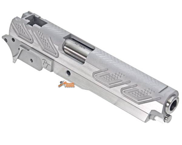 Gunsmith Bros CNC Aluminum PT Style Standard Slide Set for Tokyo marui Hi-Capa Series (Silver)