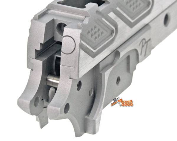 Gunsmith Bros CNC Aluminum PT Style Standard Slide Set for Tokyo marui Hi-Capa Series (Silver) - Image 4