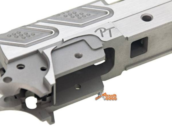 Gunsmith Bros CNC Aluminum PT Style Standard Slide Set for Tokyo marui Hi-Capa Series (Silver) - Image 8