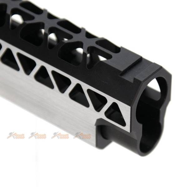 Gunsmith Bros Triangle Slide Set (Small R Cut w/ Frame & Guide Rod) for Tokyo Marui Hi-Capa GBB Series (2 Tone) - Image 5