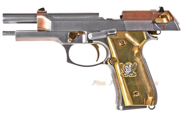 HK M9 SV SKULL (SEMI & FULL AUTO) GBB Pistol - Image 4