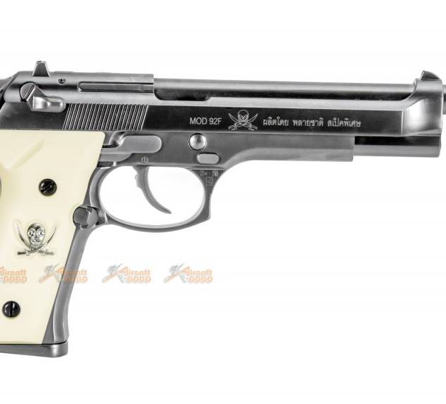 WE M92F Sword Cutlass - Sliver (Ivory Color Grip)