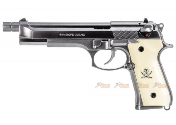 WE M92F Sword Cutlass - Sliver (Ivory Color Grip) - Image 3