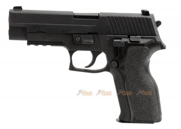 WE Full Metal Tactical F226 E2 Rail Gas Blow Back Pistol(Black) - Image 5