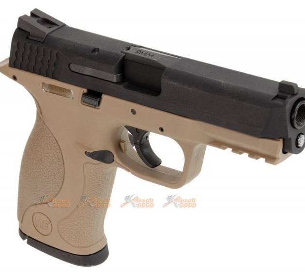 WE-Tech Big Bird M&P9 XW40 GBB Pistol (Black, Flat Dark Earth Color)
