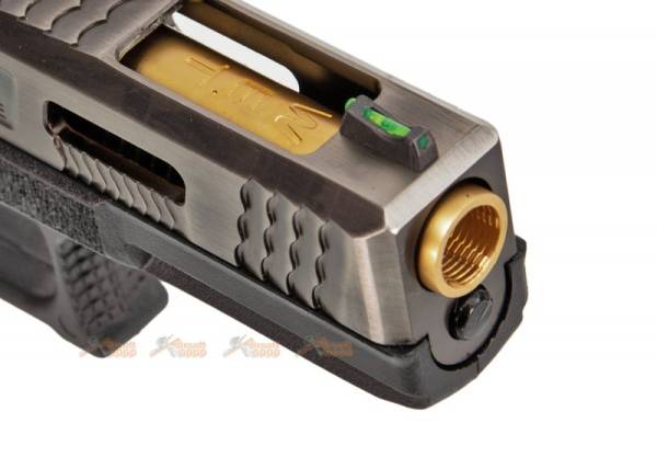 WE-Tech G18C T3 GBB pistol (Silver/ Gold / Black) - Image 6