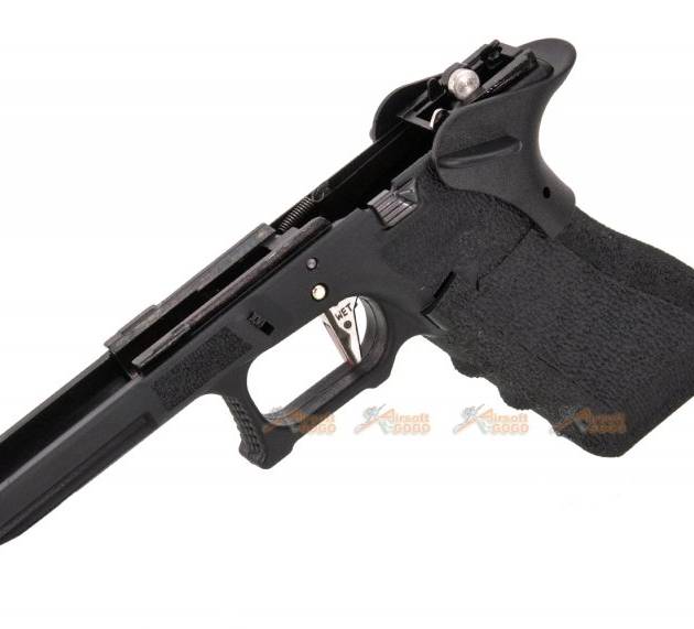 Polymer Lower Grip for WE G17 G34 Airsoft GBB (Black)