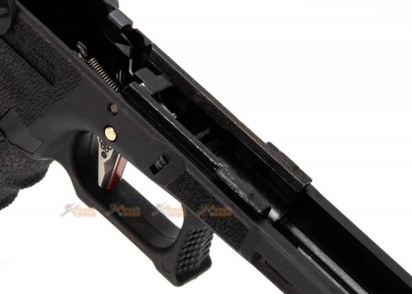 Polymer Lower Grip for WE G17 G34 Airsoft GBB (Black) - Image 4