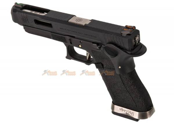 WE G34 T5 GBB Pistol (Black Slide,Black Frame,Silver Barrel) - Image 2