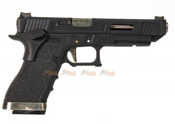 WE G34 T5 GBB Pistol (Black Slide,Black Frame,Silver Barrel) - Image 3