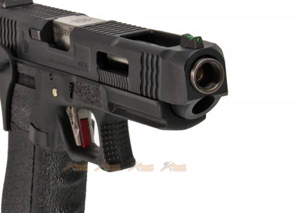 WE G34 T5 GBB Pistol (Black Slide,Black Frame,Silver Barrel) - Image 5