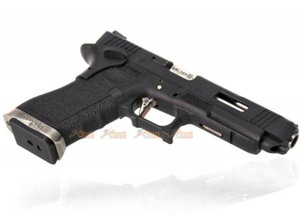 WE G34 T5 GBB Pistol (Black Slide,Black Frame,Silver Barrel) - Image 6
