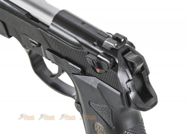 WE M92F Semi GBB (Silver Barrel , Black Frame) - Image 4