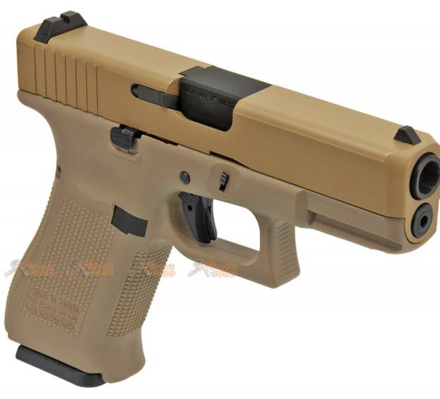WE Gen5 Alloy Silde G19X GBB Pistol (Tan)