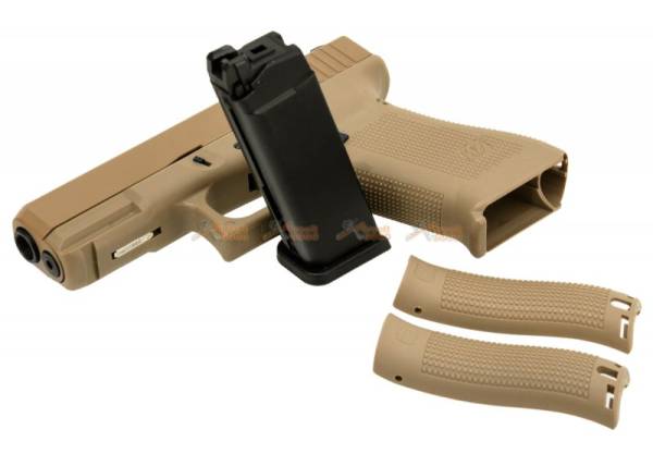 WE Gen5 Alloy Silde G19X GBB Pistol (Tan) - Image 5