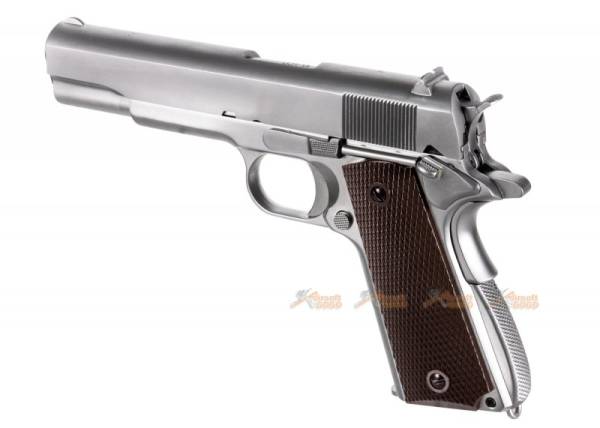 WE Alloy M1911 CO2 Blowback Pistol (Silver) - Image 5
