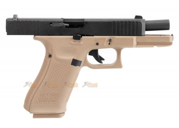 WE G17F Gen5 France Style GBB Pistol (Tan color Frame, Black color Slide) - Image 4