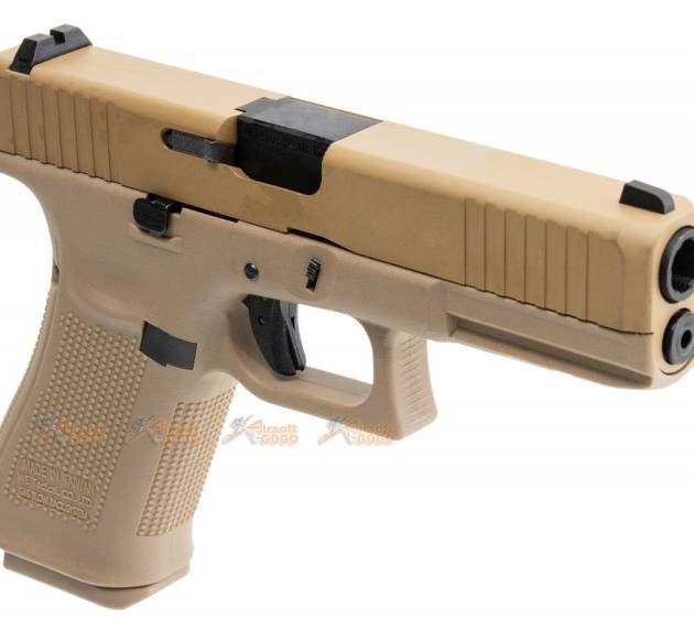 WE G17F Gen5 France Style GBB Pistol (Tan color Frame, DE color Slide)
