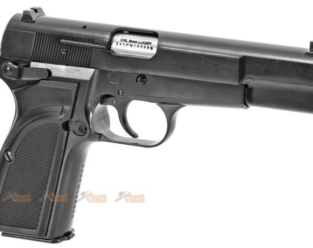WE Browning Hi-Power MK3 MKIII GBB (Black, Marking)