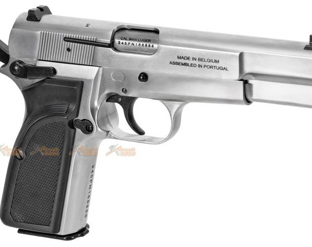 WE Browning Hi-Power MK3 MKIII GBB (Silver, Marking)