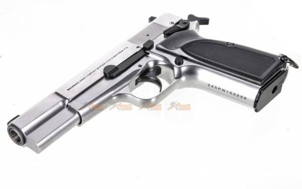WE Browning Hi-Power MK3 MKIII GBB (Silver, Marking) - Image 7