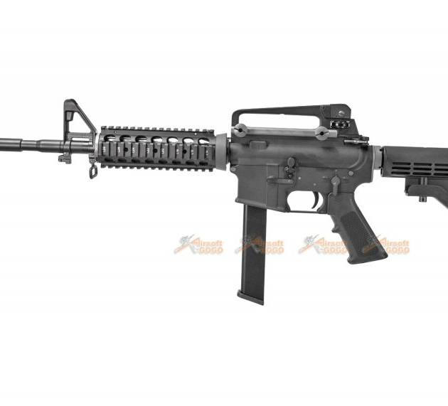 WE M4A1 RIS PCC Version GBB Rifle - Black
