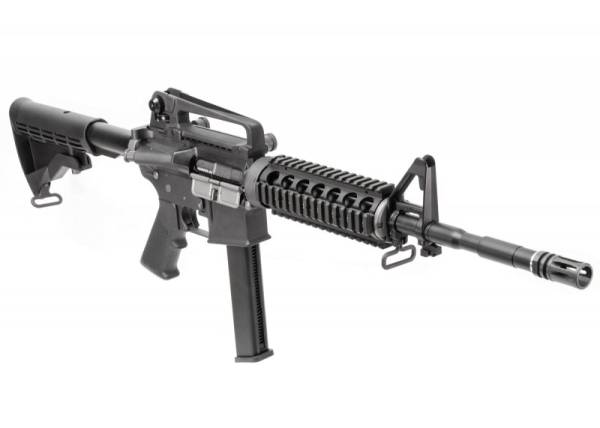 WE M4A1 RIS PCC Version GBB Rifle - Black - Image 3