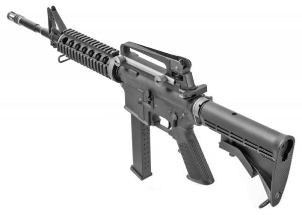 WE M4A1 RIS PCC Version GBB Rifle - Black - Image 5