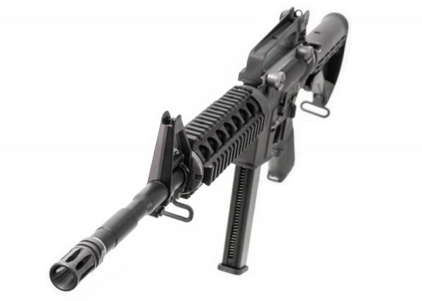 WE M4A1 RIS PCC Version GBB Rifle - Black - Image 4