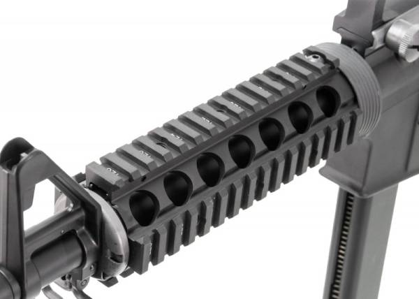 WE M4A1 RIS PCC Version GBB Rifle - Black - Image 9